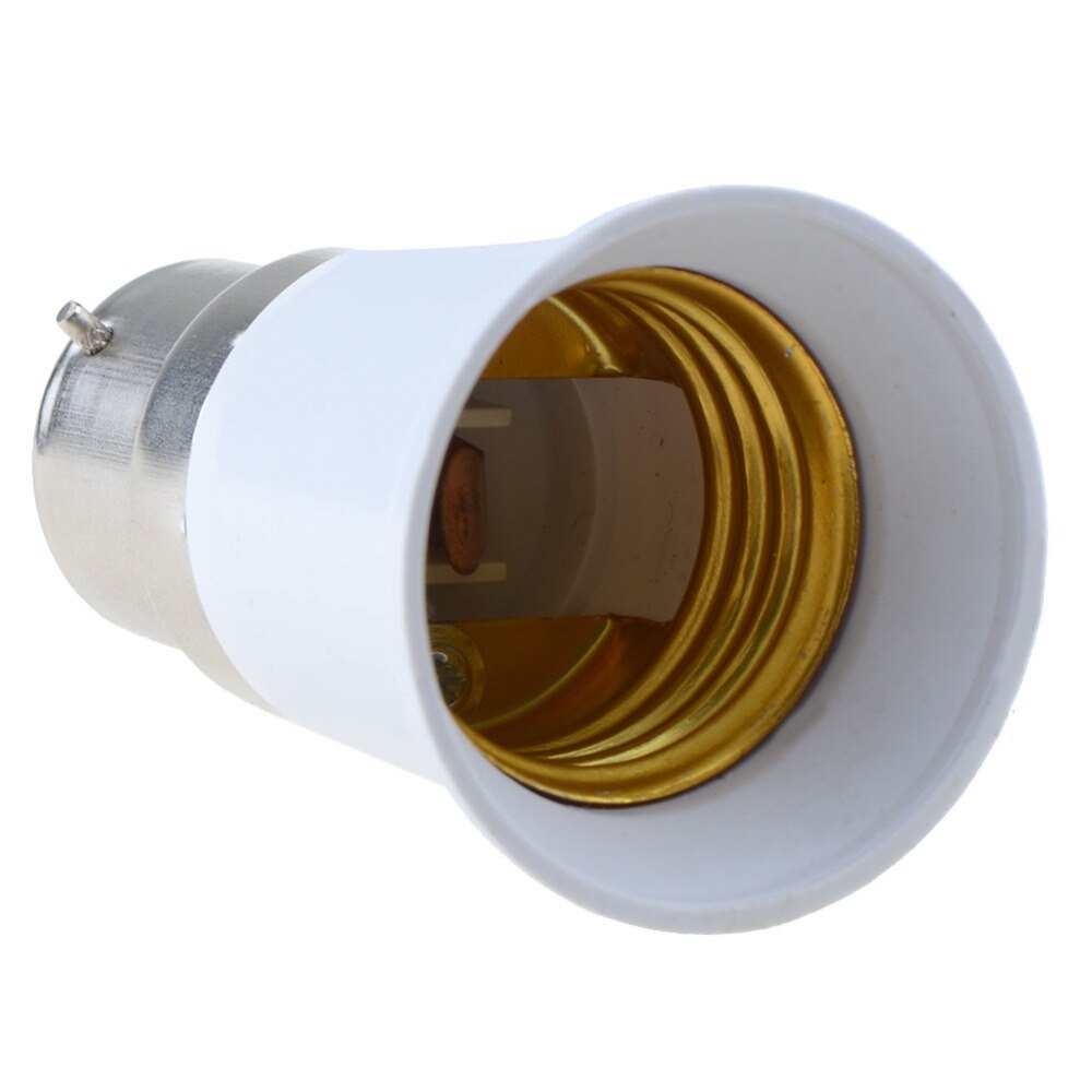 1 Uds. Convertidores de portalámparas B22 a E27 LED CFL adaptador de lámpara accesorios Bases de lámpara Base de bombilla a prueba de fuego