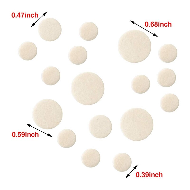 27 Uds. Kit de repuesto de accesorios de clarinete, incluye 10 tapones de conexión de cuello y 17 almohadillas de instrumentos de viento de madera