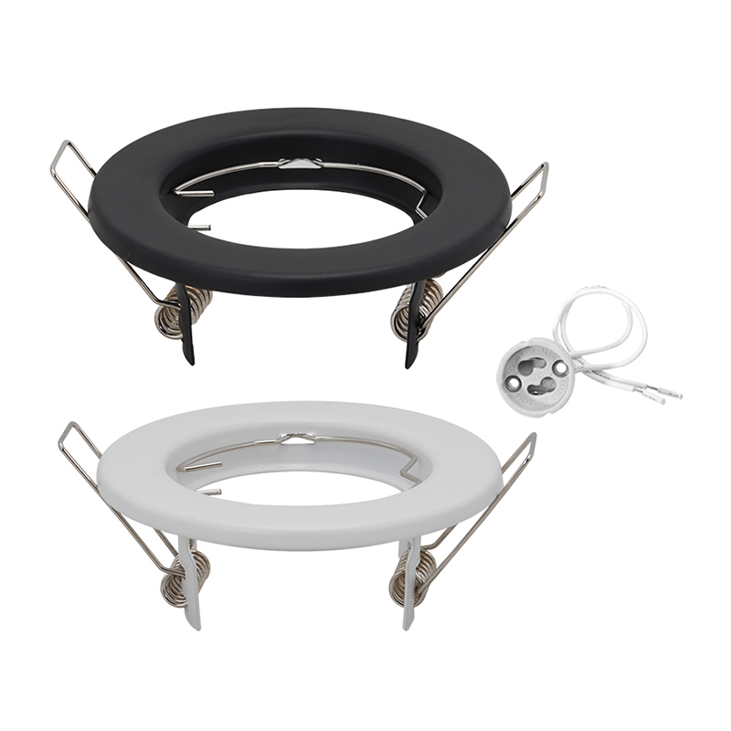 6 stks Down Light Frame Verzonken LED Plafondarmaturen Downlight GU10 MR16 Plafond Spot Verlichting Montage Armatuur