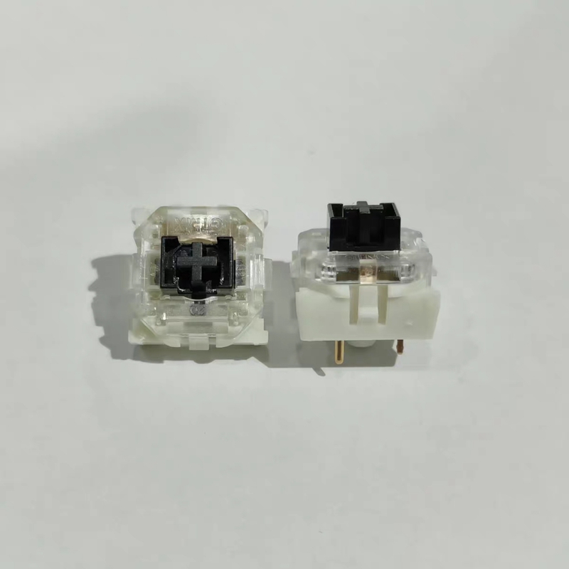 OUTEMU Half Height Dwarf GTMX Green Brown Red Black Switch 3 Pins Linear Clicky Tactile DIY Custom Mechanical keyboard Switshes: W kolorze khaki / Mleko Przełącznik