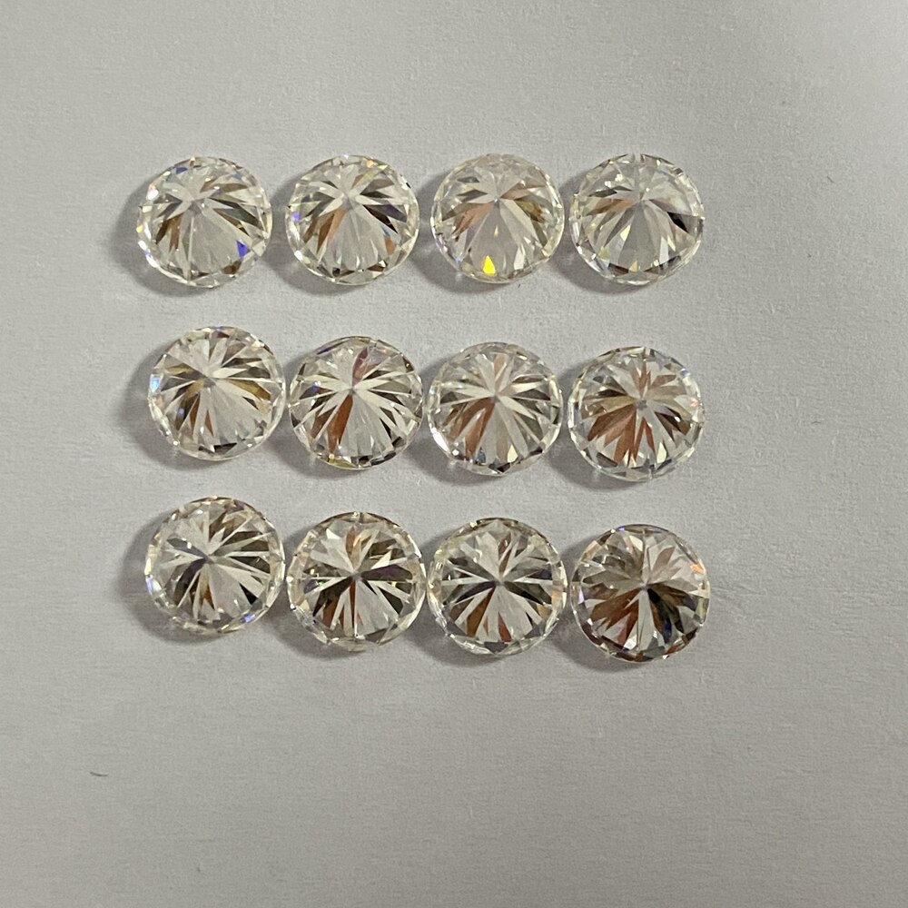 6.0 Def Ronde Witte Moissanite Steen Losse Diamant 0.8 Karaat