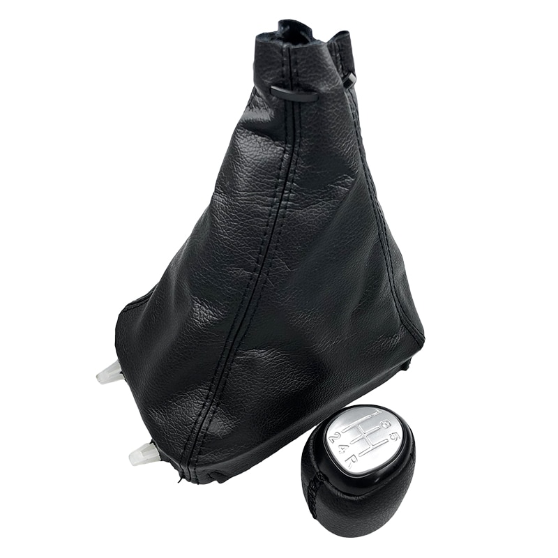 Custodia per cuffia in pelle con pomello del cambio per auto a 5/6 velocità per SAAB 93 9-3 SS 2003 2004 2005 2006 2007 2008-2012 accessori