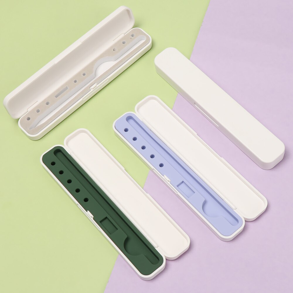 1 PC Clamshell Silicone Stylus Pen Cover Travel Storage Box Protective Hard Holder Portable Pencil Case For Apple Pencil 1/2