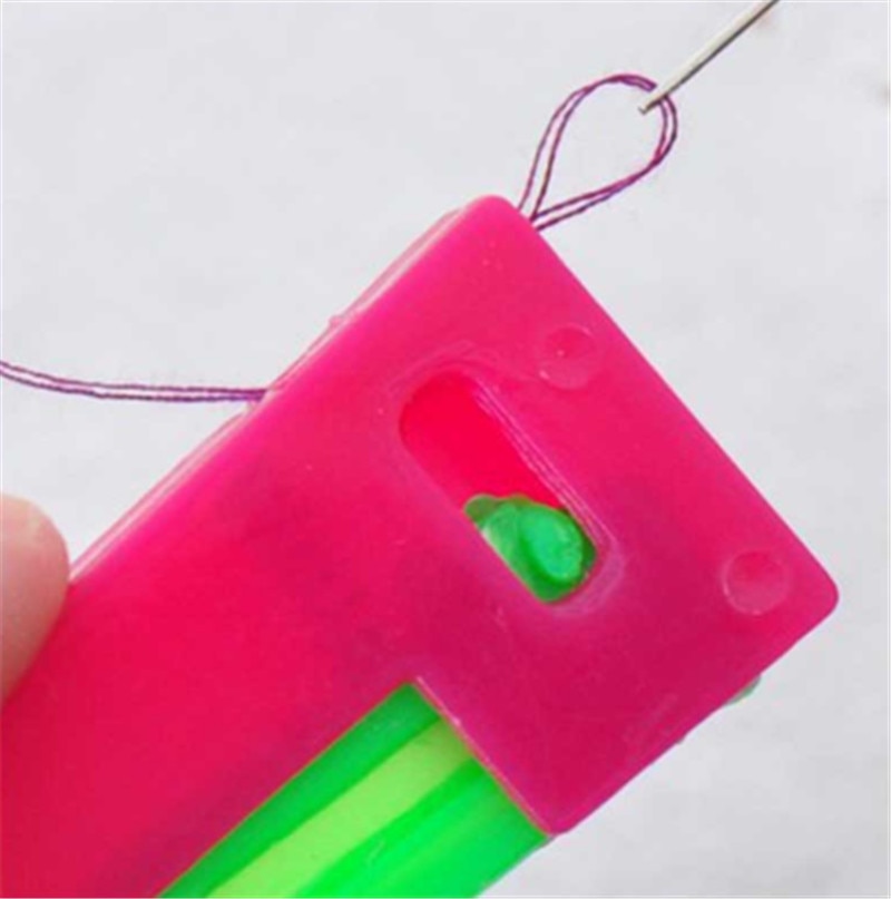 1 stk brug værktøj automatisk nåletråder søm indsætningsværktøj ældre guide nål let enhed automatisk tråd syning levering