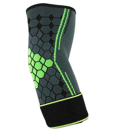 Elastic Bandage Elbow Support Anti-skid Compresion Elbow Protectors Armrests manicotti ciclismo Elbow Pads For Basketball: Green / M