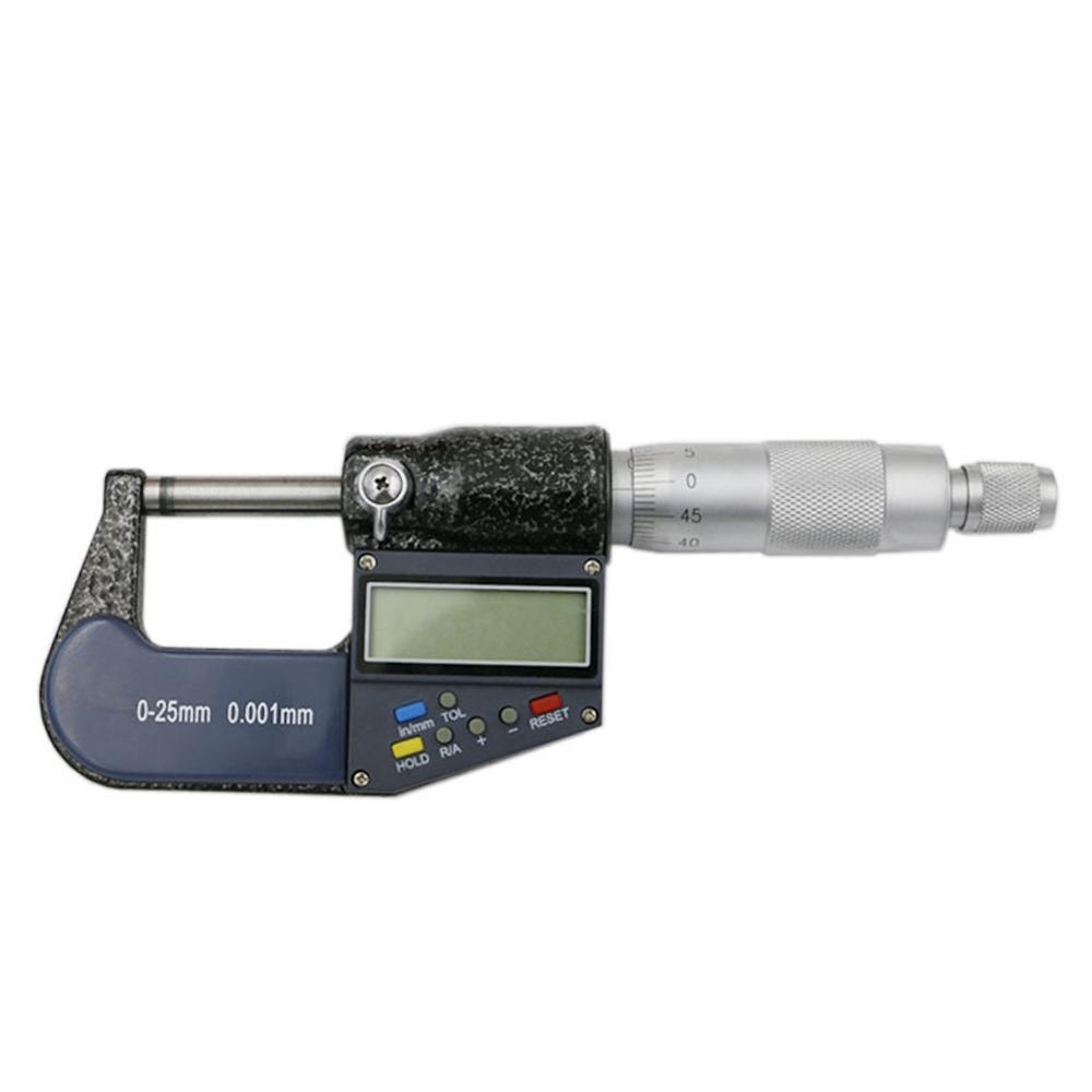 25mm/0.001mm Large LCD Metric/Inch ConversionElectronicDigital Micrometer