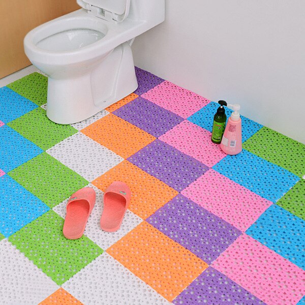 Antislip mozaïekmat douche badmat pvc massage effen kleur voor badkamer huis keuken  p7 ding