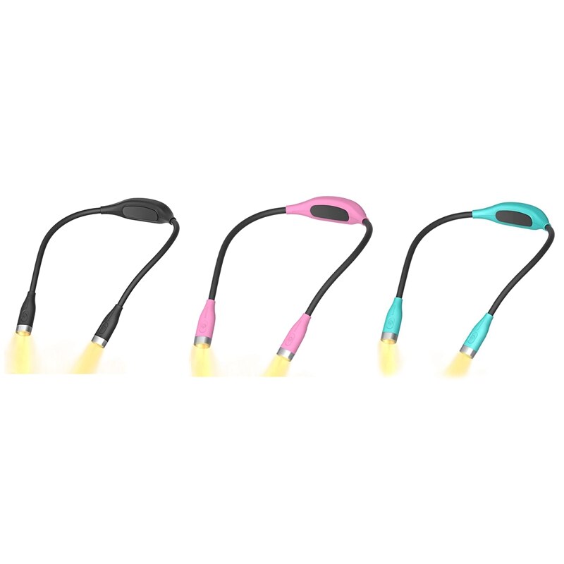 LED Neck Reading Light, Rechargeable Book Light,Hands Free Night Lamp,Perfect For Knitting,Crafts, Repairing