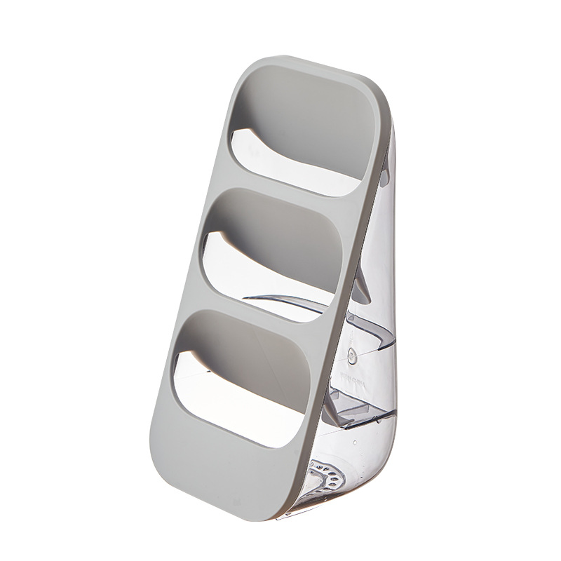 Bestek Opbergvak Mes Blokhouder Servies Organisator Lepel Vork Scheidingsdoos Keukenlade Plastic Container Kast: green