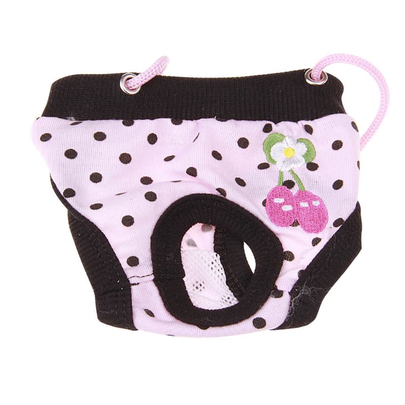 Short pour animal domestique chien féminin | Joli pantalon, culotte courte rayée, couches sous-vêtements larges: LX0996PL / L