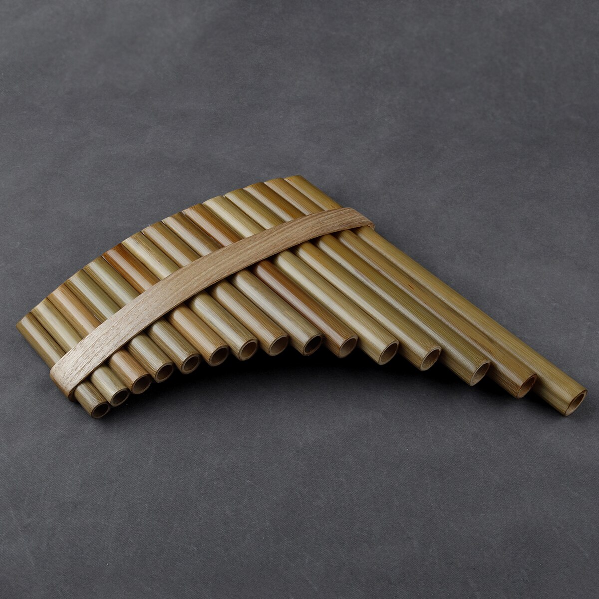 15 Pipes Pan Flute G Key Folk Musical Instruments Original Colour Flute De Pan Woodwind Instrument Handmade Pan Pipes