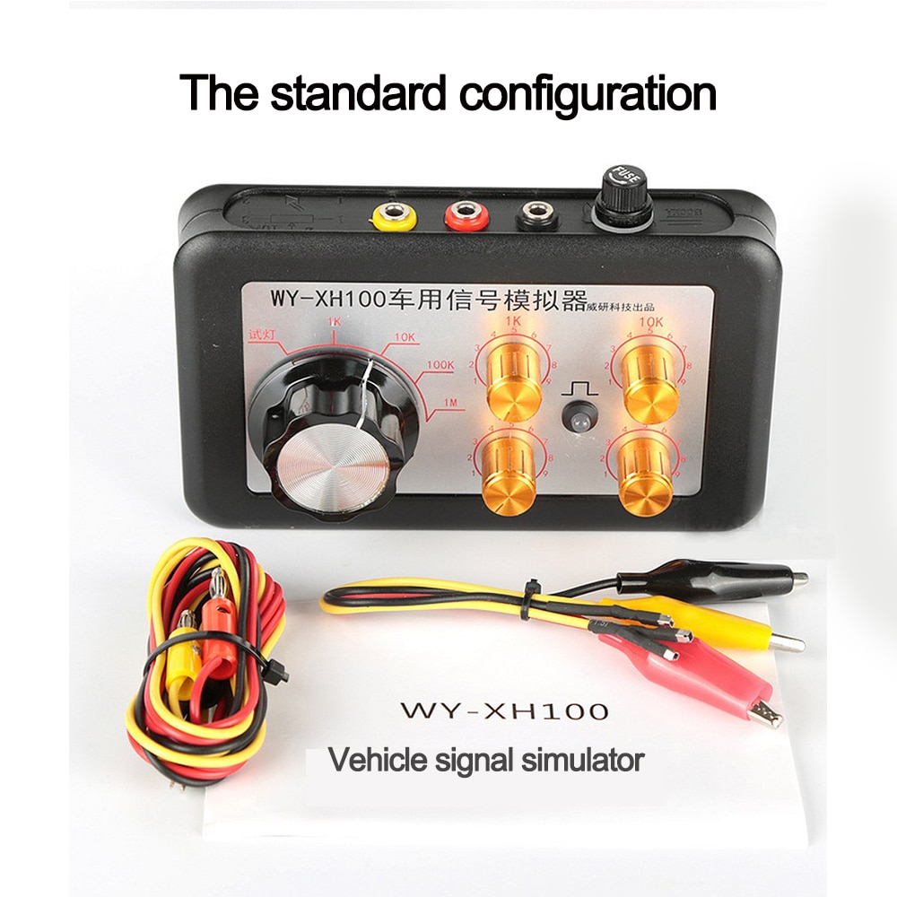 WY-X100 Auto Reparatie Tester Auto Signaal Simulator Snelle Probleemoplossing Kan Passen Weerstand Water Temperatuur Krukas