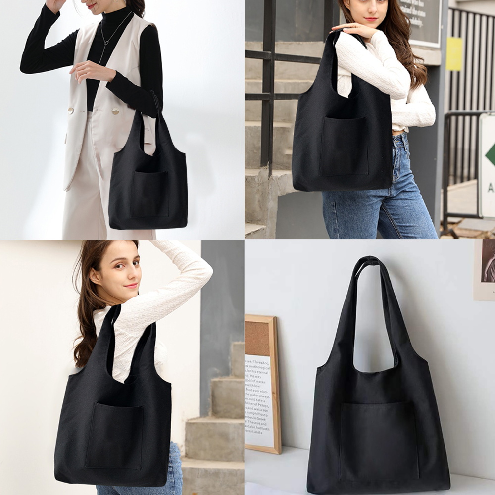 Ladies Shopping Tote Bag Reusable Shopper Organizer Casual Canvas Large Capacity Foldable Nurse Printed Shoulder Bag Handbag