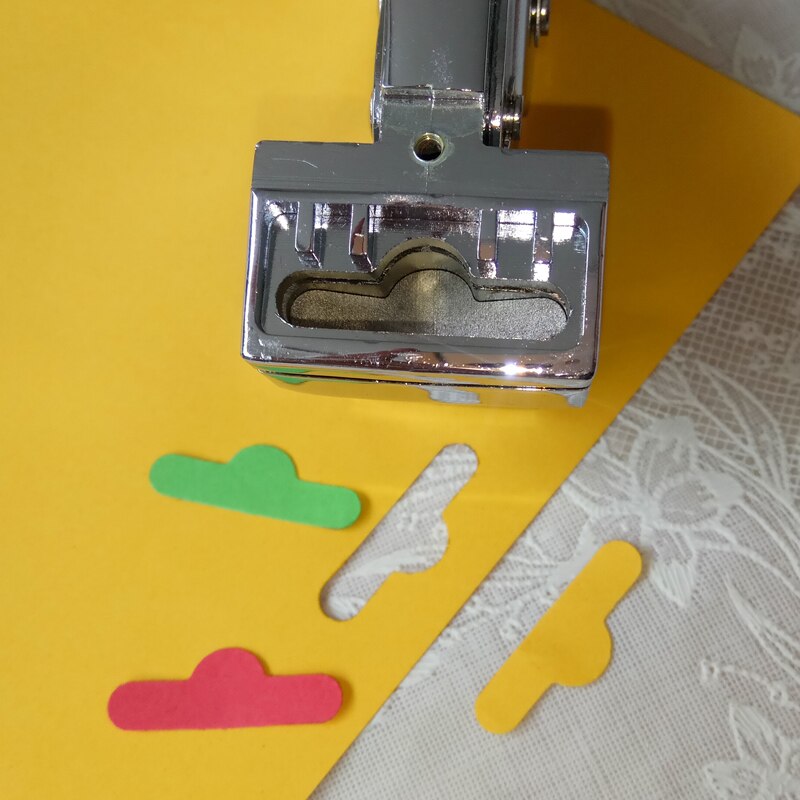 T Shape Hole Punch Butterfly Shape Hanging Holes Punches Manual PVC Card Punch and ID Card Slot Hole Punch perforadora papel