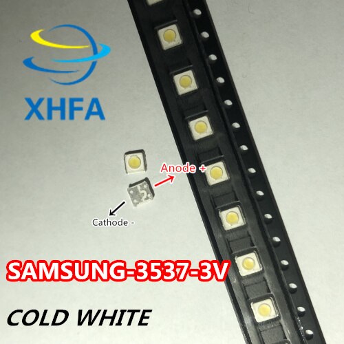 200PCS LED FOR SAMSUNG High Power LED 3v 1W 3537 3535 100LM Cool white SPBWH1332S1BVC1BIB Backlight for TV Application
