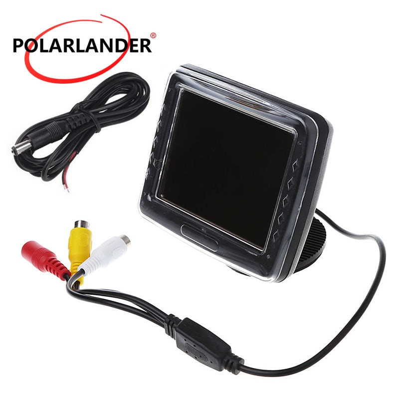 TFT LCD 3,5 zoll fahrzeug Digital farbe Auto Auto Monitor kleine Anzeige für rückfahr parkplatz Sicherung-kamera