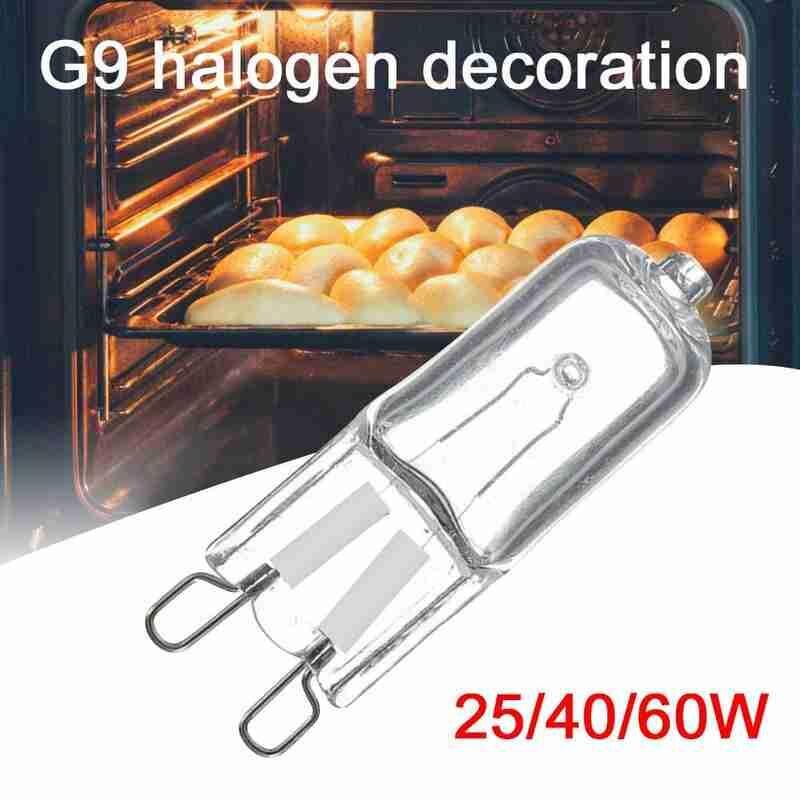 Bombillas halógenas G9 Eco, lámpara halógena G9 de 220v, 20w / 25w / 40w/Led, 60w, cuentas de cristal, lámpara de cápsula, 1 unidad, V6e1