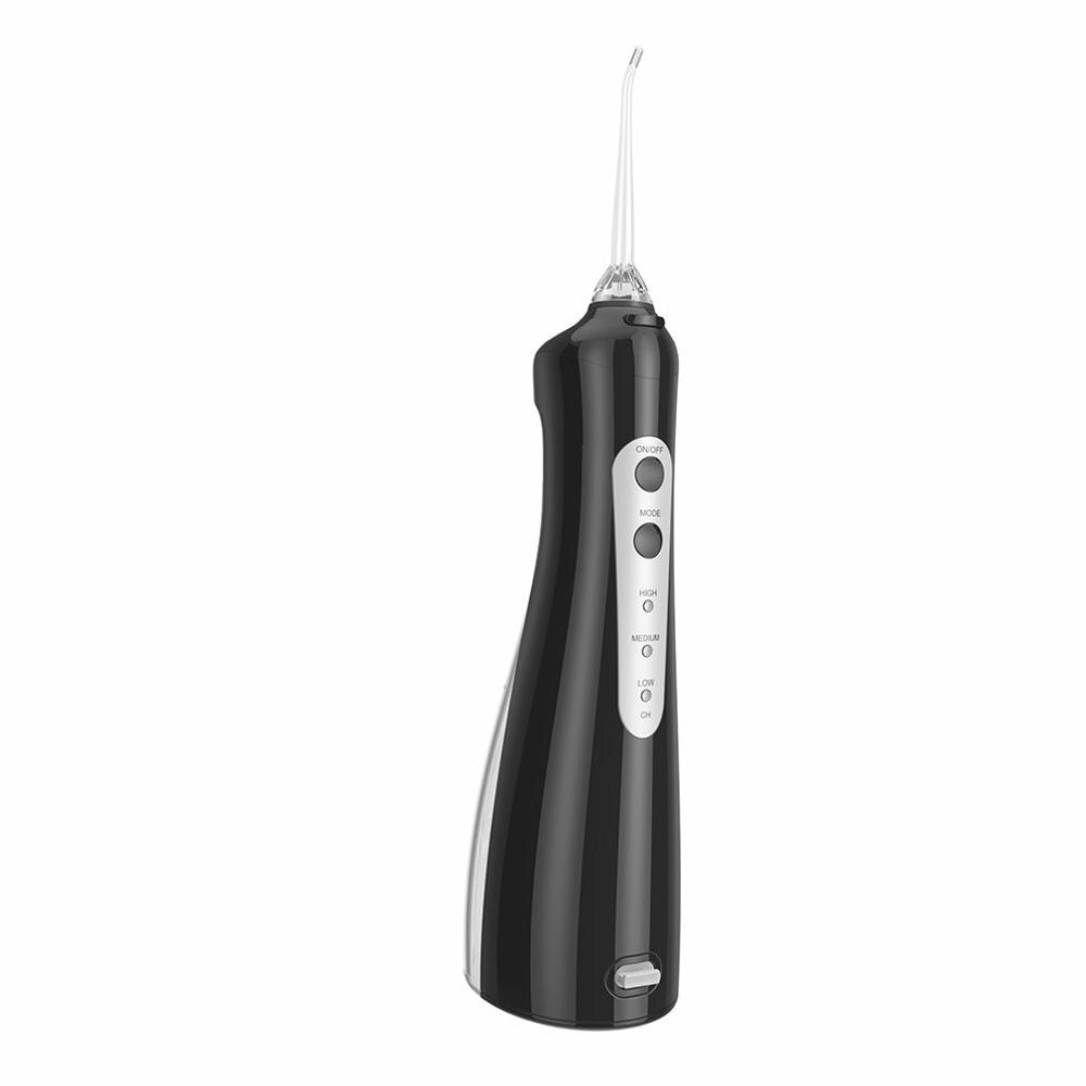Tanden Wassen Apparaat Water Floss Draagbare Monddouche Huishoudelijke Elektrische Ultrasone Witte Tanden Apparaat: black