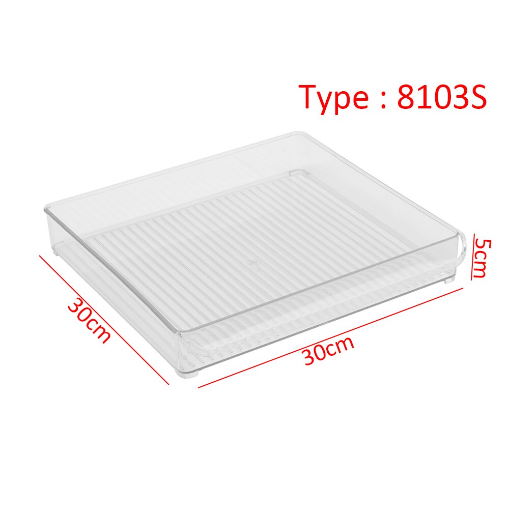 Plastikowy typ szuflady przezroczysta lodówka świeże pudełko taca na jajka mrożjeden pojemniki robić przechowywania pudełka robić przechowywania żywności akcesoria kuchenne: 8103S	472