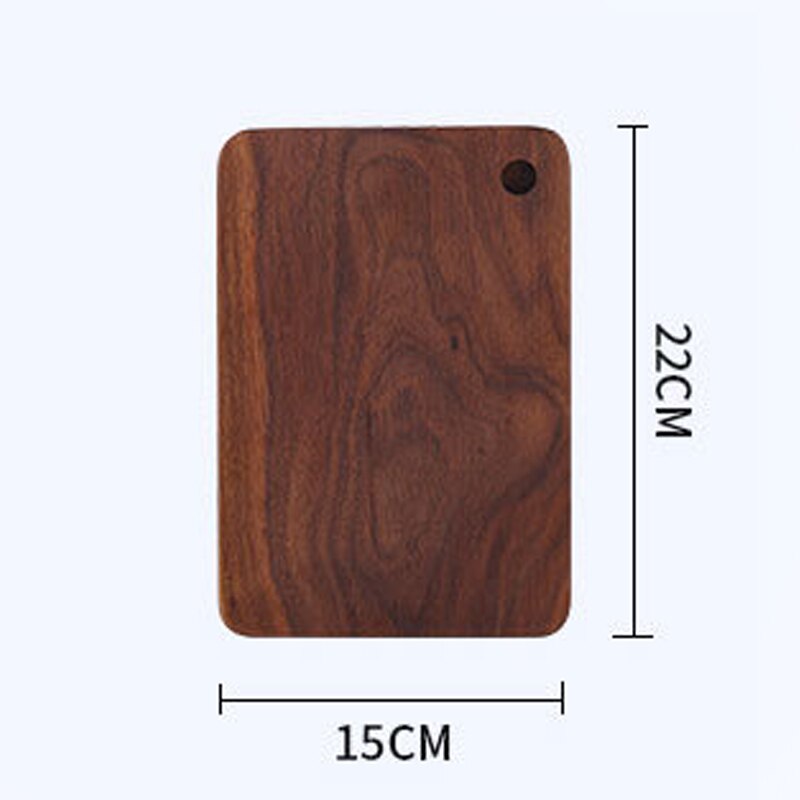 Japanese black walnut chopping board, chopping board, Wood Bread tray Western pizza sushi steak tray fruit board: A-6