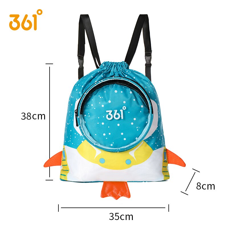 361 Kinderen Waterdichte Rugzak Kinderen Sport Strand Tas Jongens Meisjes Zwemmen Rugzak Astronaut Zwemmen Zakken Droog Nat Zwembad Outdoor: SLY196017-3 Green