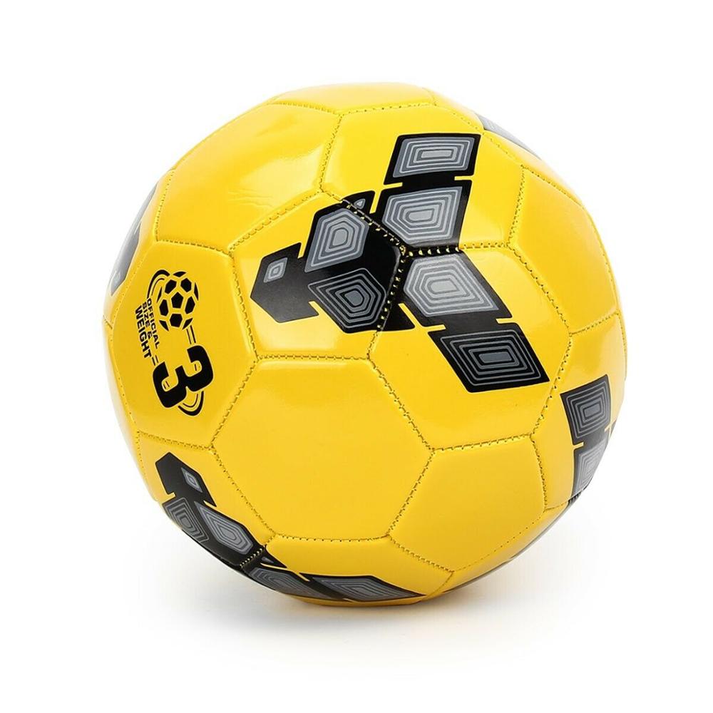 1 PC Children Soccer Balls Soccer Ball Football Amateur Training Football Size 3 Machine Front Football: Yellow