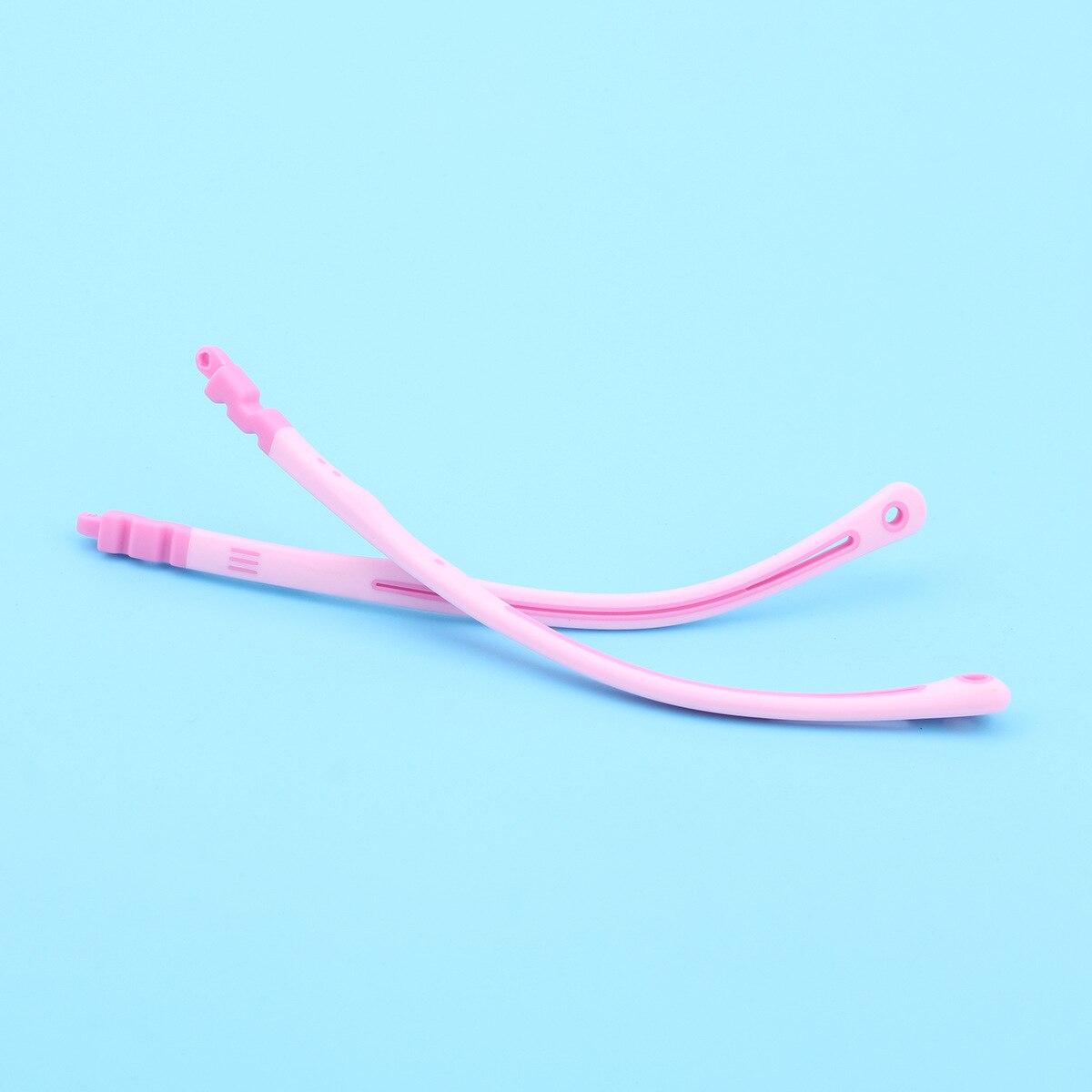 Patillas de gafas de silicona para niños, accesorios universales para gafas, repuesto de reparación de lentes de tornillo, para estudiantes: Pink
