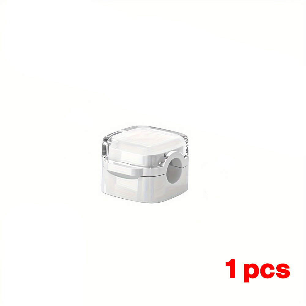 1/3/6PCS Magnetische Kabel Organizer Kabel Clips Einstellbare Kabel Halter Unter Schreibtisch Kabel Management Draht Keeper Organizer Halter: WHITE