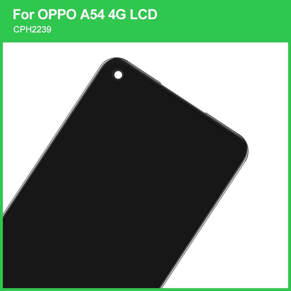 6.5"Original For Oppo A54 4G CPH2239 LCD Display Screen Touch Digitizer Replacement For Oppo A54 4G Display With Frame