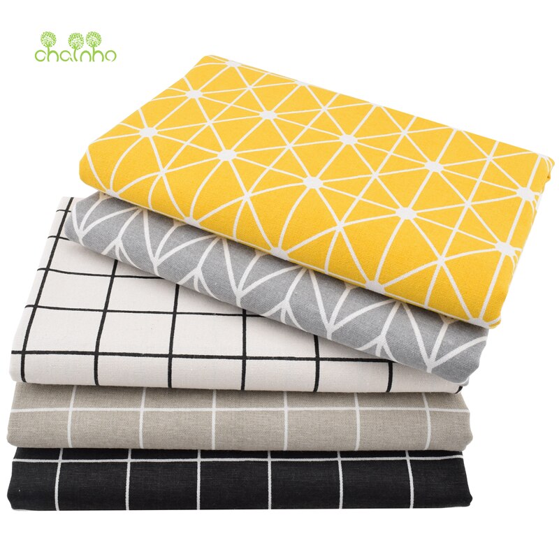 Trykt bomuldshørstof til patchwork quiltning syning gør-det-selv sofa borddug møbelbetræk tissue gardinpose pudestof