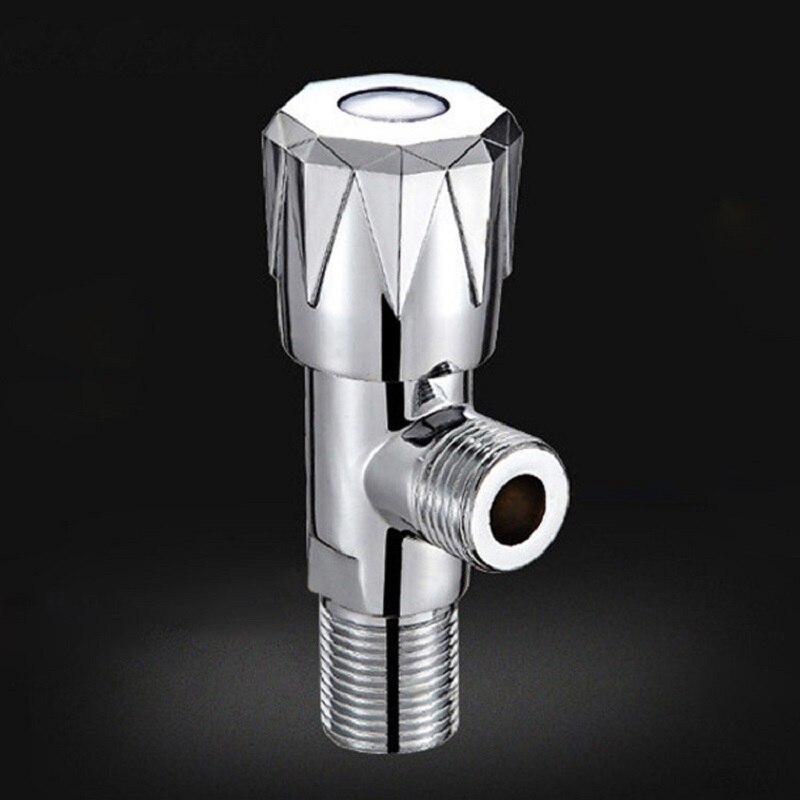 Triangle Stainless Steel 304 Bathroom Wall Mounted Brushed Finished Cold Angle Valve Toilet Sink Stop Water Faucet