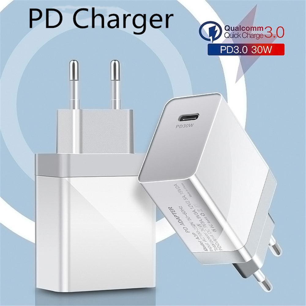 30W Pd Charger Usb Type-C Reizen Lader Snel Opladen Compatibel Voor Iphone Ipad Pro Macbook Tablet Usb C Quick Charge 4.0 3.0 Qc