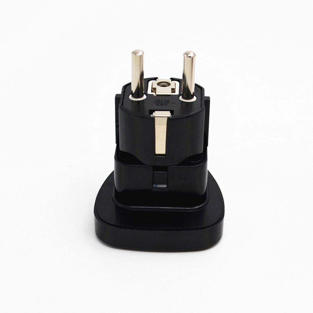 Universal Travel Adapter European Plug International Power Socket Wall Electrical Connector with Safety Shutter Adapter