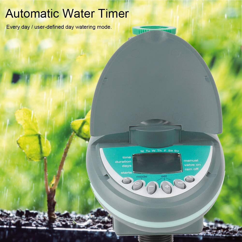 Lcd Plastic Water Timer Voor Slangen Automatische Smart Tuin Irrigatie Controle Systeem Automatische Irrigatiesysteem 1 Pc