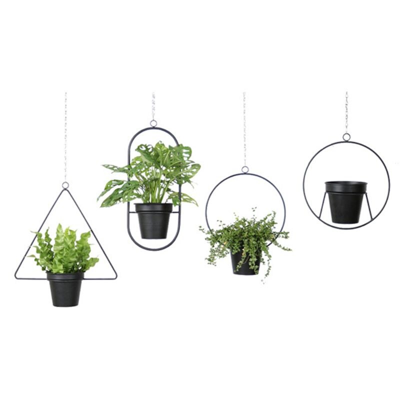 Zakład metalurgiczny wieszak łańcuch wiszący kosz kwiat roślina doniczkowa uchwyt ogród balkon kryty dekoracja zewnętrzna