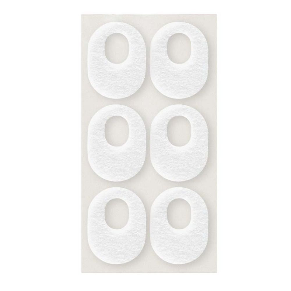 Almofada do pé Suporta Callus Almofadas Pads, joanete Protector, Chicken Eye Patch, Felt Toe Pads, evitar calos Blisters: Verde claro