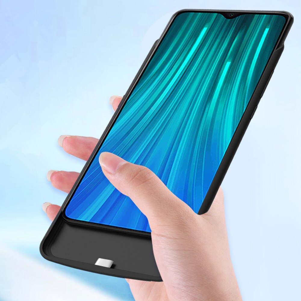 Araceli 6500 Mah For Xiaomi Redmi Note 8 Note 8 Pro Battery Case Smart Backup Charger Cover Power Bank Note 8 Pro Battery Case