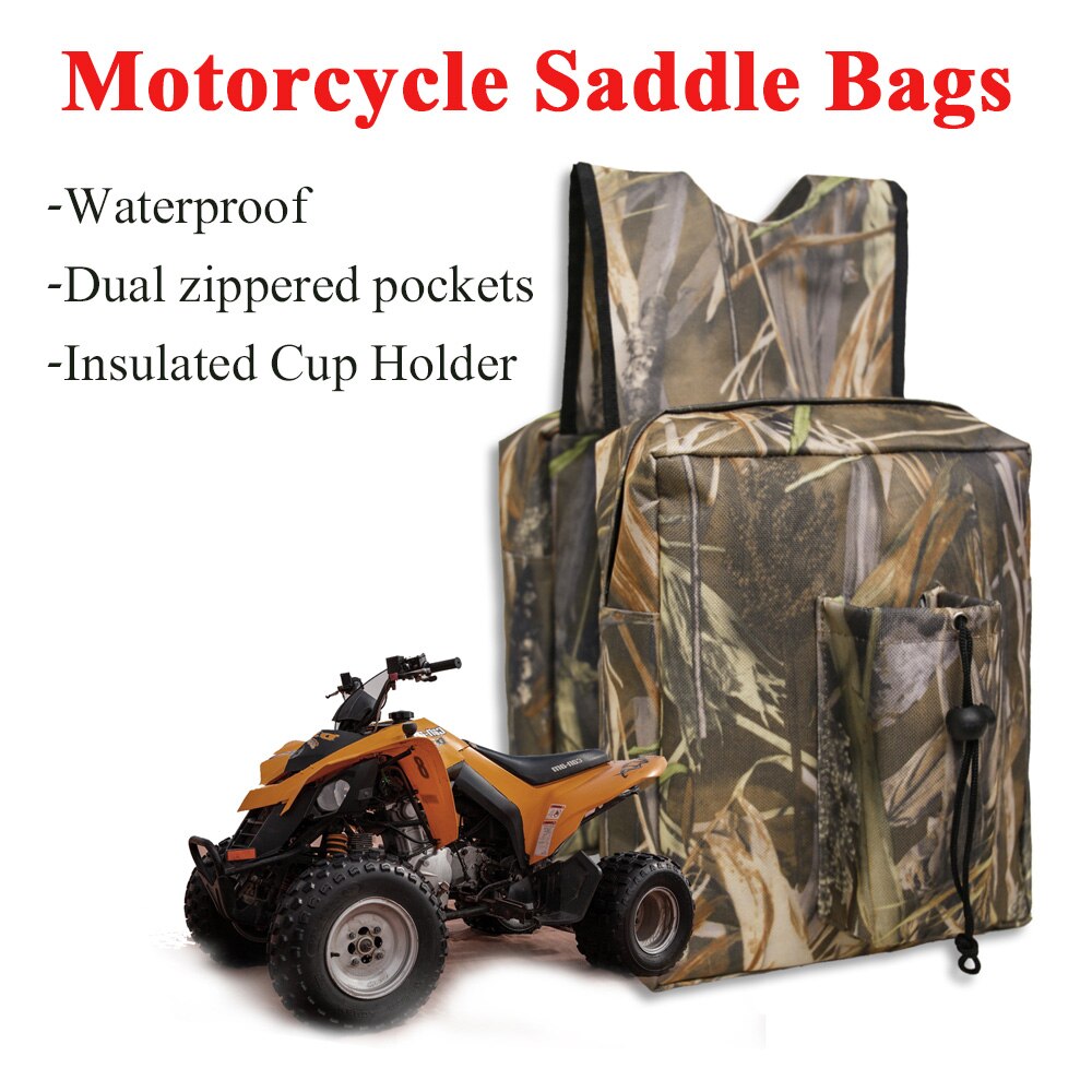 Motorcycle Saddlebags Camouflage Waterproof Motorcycle Saddle Bags Luggage Bag Cargo Pocket Tank Storage Bags Universal