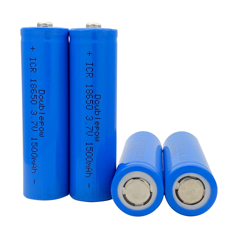 NUOVA batteria Doublepow 18650 batteria ricaricabile al litio 3.7V 1500mah 18650 per torcia elettrica ecc