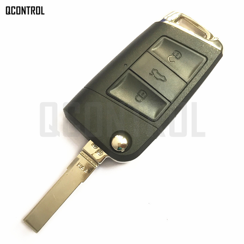 QCONTROL Upgrade Remote Key for SEAT Altea/Leon/Toledo 1K0959753G / 1K0 959 753 G / 753G 434MHz