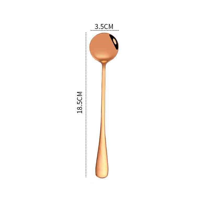 SEEAN Wood Soup Coffee Spoons Teaspoon for Eating Mixing Stirring Cooking, Long Handle Spoon with Japanese Style Kitchen Utensil: 223