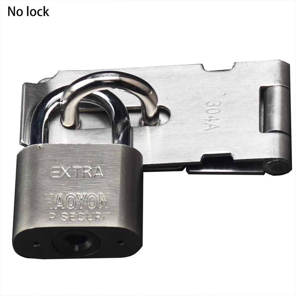 1pc Stainless Steel Door Buckle Hand Polished Chrome Buckles Door Safety Thickened Anti-theft Bolts Door Finish Fittings Lo N4V4