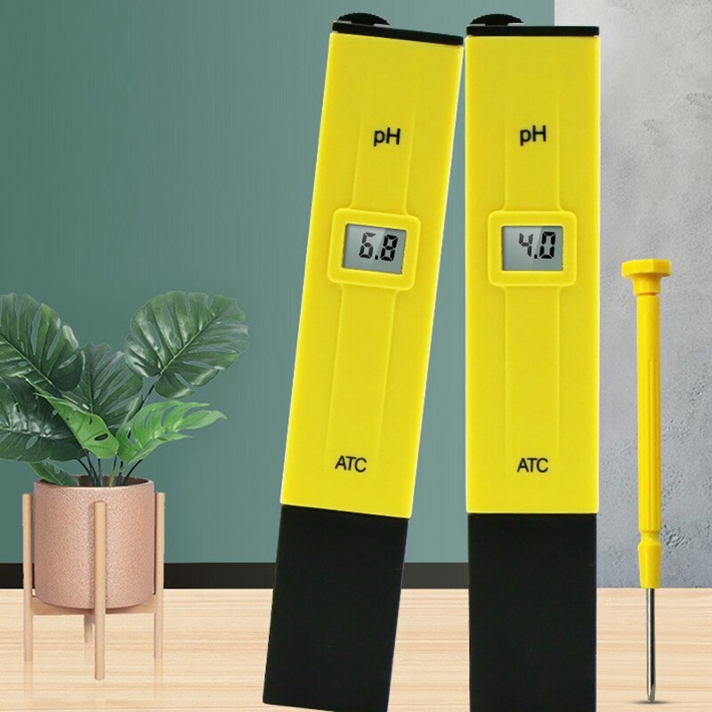 Digital PH Meter PH Tester 0.01 PH Accuracy Water Tester with ATC for Household Drinking Water Swimming Pools Aquariums
