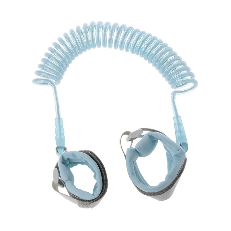 Barnens säkerhetssele justerbar armleden koppel gå assistent armband baby anti-förlorat bälte: Himmelsblå / 150cm