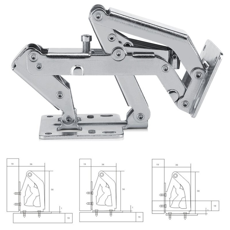 2 Stuks 170 Graden Hydraulische Scharnier, Demping Hydraulische Scharnier Zachte Trage Dicht Voor Dikke Meubels Kast Deuren Panelen