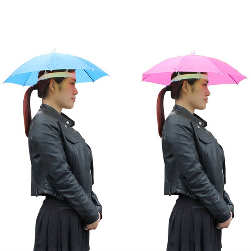 Parapluie casquette de pêche | Chapeau de Sport en plein air, chapeau de randonnée, couvre-chef, chapeaux de Camouflage, parapluie pliant, protection solaire, parasol