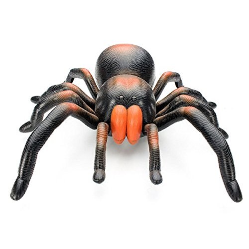 Araña teledirigida con Control remoto para niños, juguete eléctrico de animales, iluminación infrarroja, simulación, divertido, novedad, de Navidad