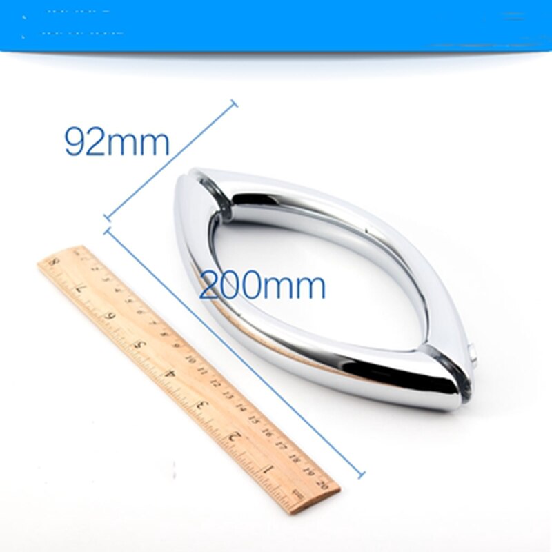 Shower room toilet push pull glass door push handle plastic 198mm200mm bilateral handle（LQ42）