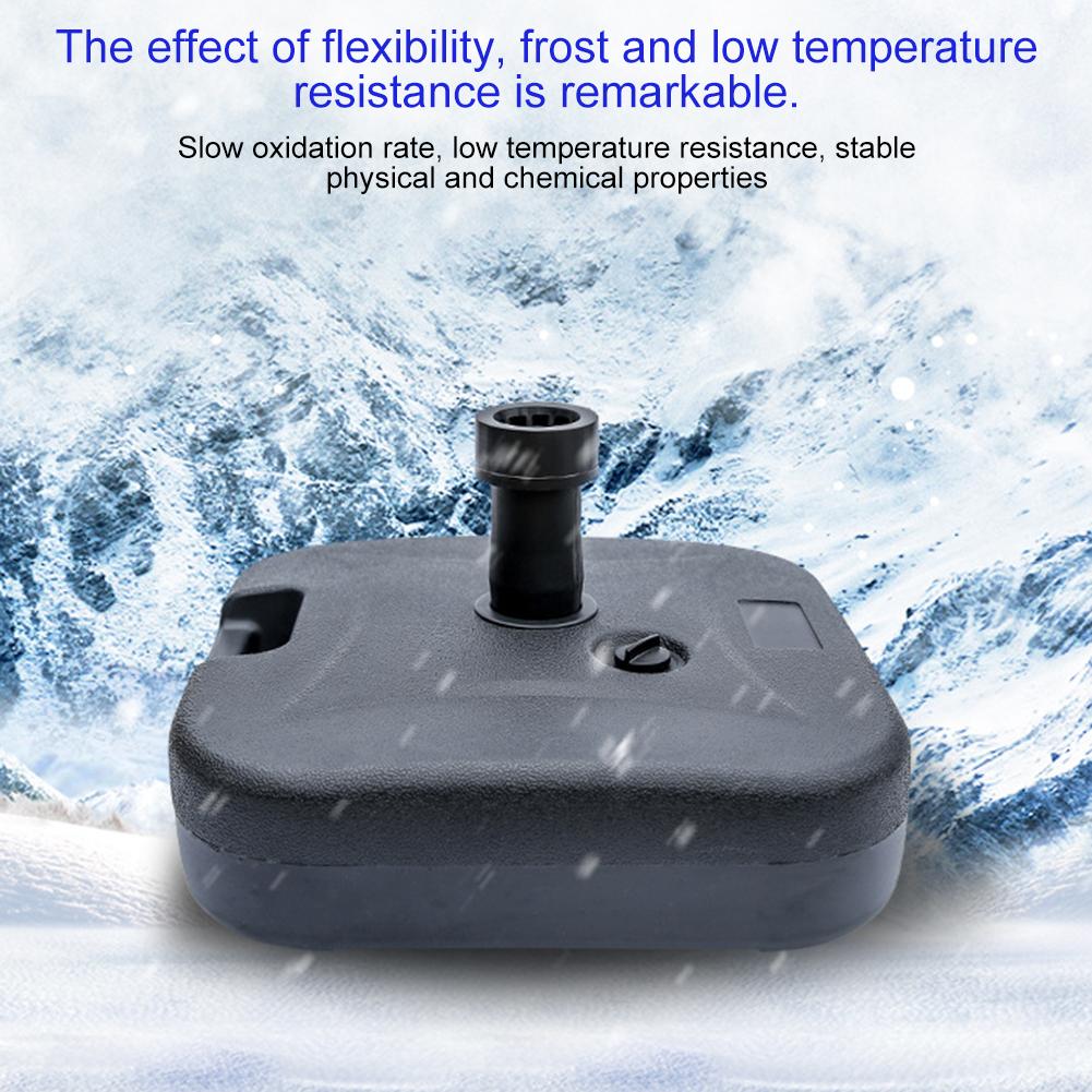 Umbrella Base Outdoor Parasol Stand Water Filled Patio Umbrella Square Base for Garden Poolside