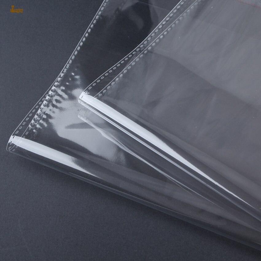 100 unids/lote de bolsas de transparentes resellables BOPP/celofán grande 21x21cm + 4cm bolsas de OPP transparentes bolsa de embalaje de plástico autoadhesiva